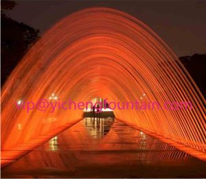 Laminárne trysky dúhové Laminárne trysky s LED osvetlením Laminárne spreje Vodné fontány Laminárne trysky Make Make Walking Tunnel